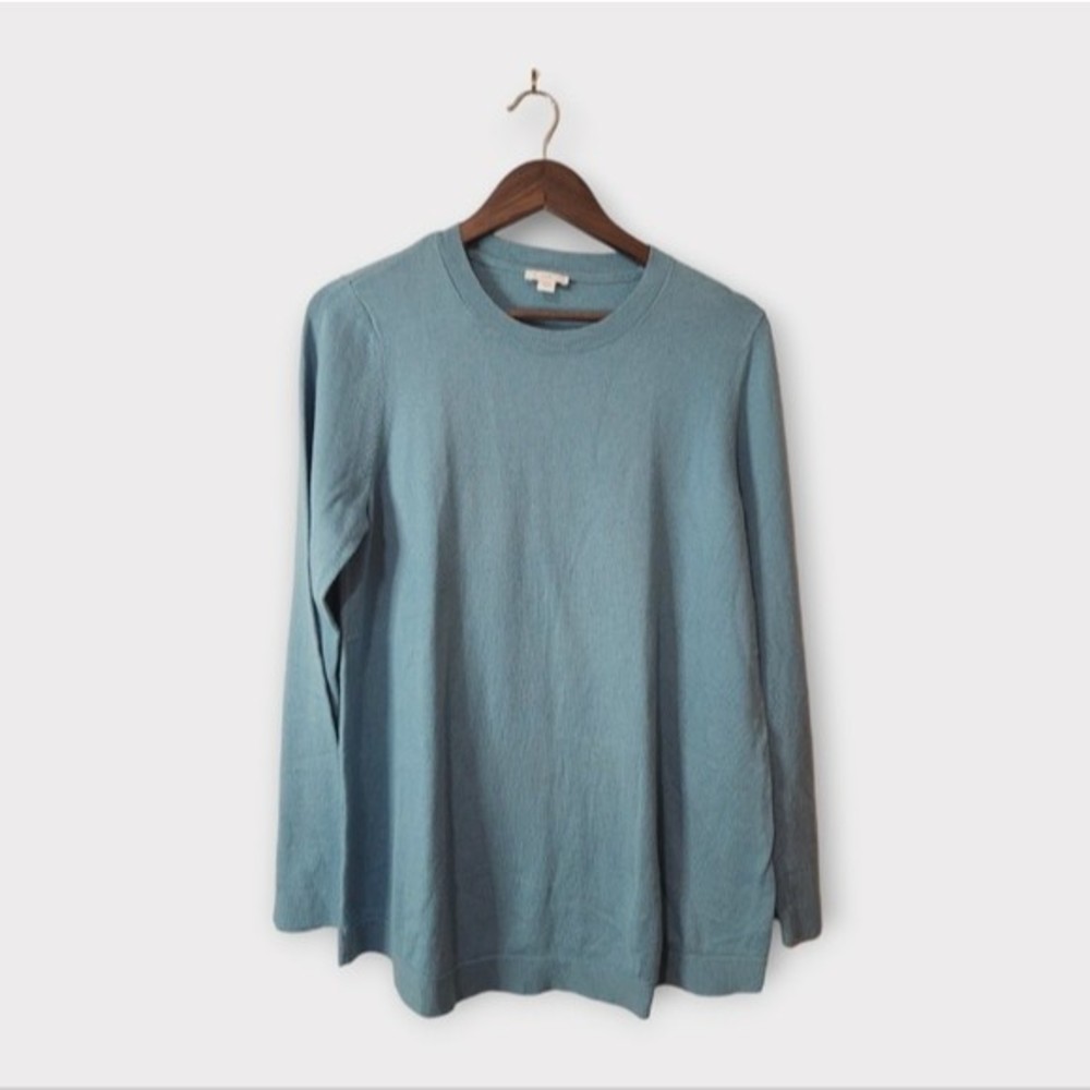 J. Jill Lightweight Long Sleeve Crewneck Sweater M EUC